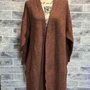 Terra&Sky Long Sleeve Cardigan 2XL